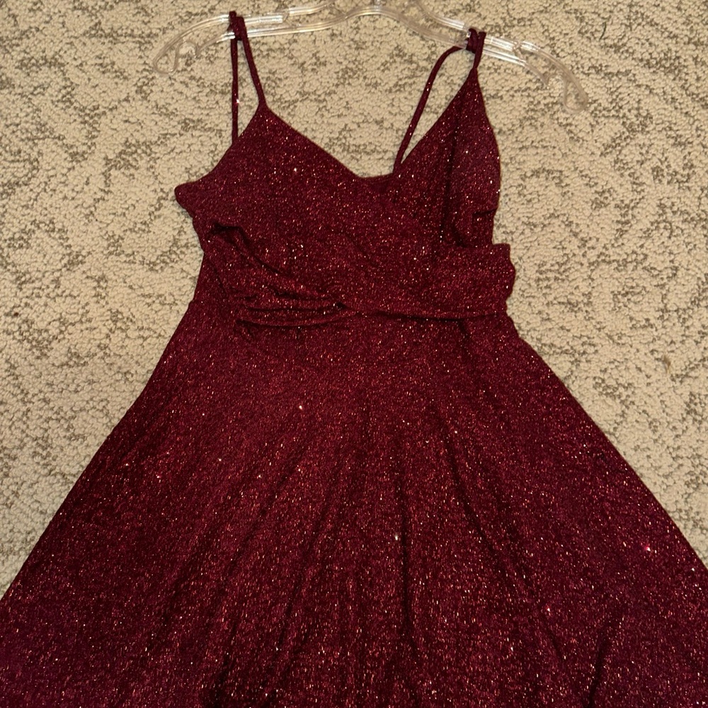 Sparkly Red formal dress, size small